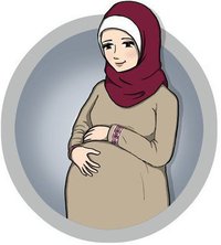 pregnant-muslim-woman-drawing