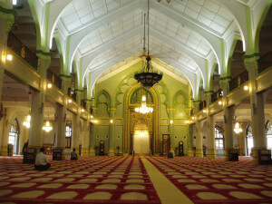 sultan mosque-inside